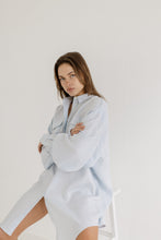 Load image into Gallery viewer, The Oversized Shirt in Powder Blue
