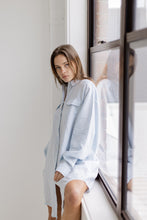 Load image into Gallery viewer, The Oversized Shirt in Powder Blue