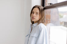 Load image into Gallery viewer, The Oversized Shirt in Powder Blue