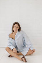 Load image into Gallery viewer, The Oversized Shirt in Powder Blue