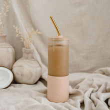 Load image into Gallery viewer, Soft Coral Glass Tumbler