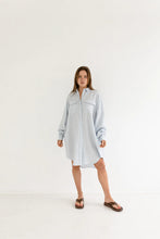 Load image into Gallery viewer, The Oversized Shirt in Powder Blue