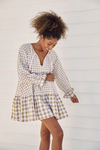 Load image into Gallery viewer, Oliver Dress - Natural Gingham