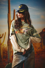 Load image into Gallery viewer, SABBI NEIGH SAYER LONG SLEEVE TEE - GREEN
