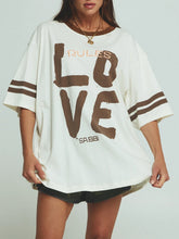 Load image into Gallery viewer, SABBI THE VERY OVERSIZED LOVE REVOLUTION TEE - OFF WHITE
