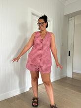 Load image into Gallery viewer, The Eve Set - Red Gingham
