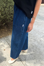 Load image into Gallery viewer, LE BON SHOPPE GARDENER'S PANTS - BLUE DENIM
