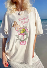 Load image into Gallery viewer, PALM COLLECTIVE - MERMAID COCKTAIL T-SHIRT | WHITE
