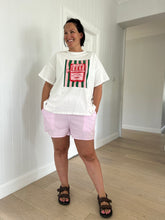 Load image into Gallery viewer, Stripe Shorts Pink/White
