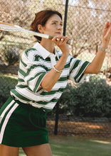 Load image into Gallery viewer, FAR MER. By Whitney TENNIS SKIRT - EVERGREEN
