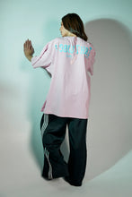 Load image into Gallery viewer, SABBI KARMA QUEEN TEE - PINK ACID WASH
