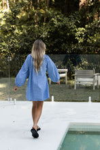 Load image into Gallery viewer, Effy Dress | Gingham Cobalt
