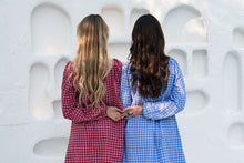 Load image into Gallery viewer, Effy Dress | Gingham Cobalt
