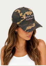 Load image into Gallery viewer, FAR MER. By Whitney - KISS ME COWBOY CAMO CAP
