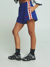 Load image into Gallery viewer, SABBI THE RAVING HEARTS MINI SHORTS - BLUE

