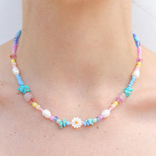 Load image into Gallery viewer, Rainbow Daisy Necklace
