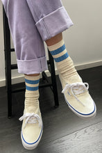 Load image into Gallery viewer, HER VARSITY SOCKS - BLUE
