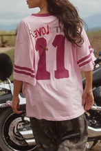 Load image into Gallery viewer, SABBI THE VERY OVERSIZED LOVE REVOLUTION TEE - PINK

