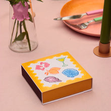 Load image into Gallery viewer, Yellow Postcard Matches

