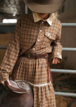 Load image into Gallery viewer, FAR MER By Whitney HOMESTEAD CHECK TIERED SKIRT
