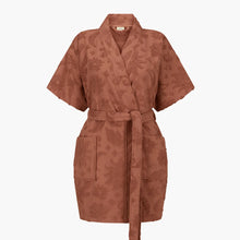 Load image into Gallery viewer, Solstice Chocolate Towelling Robe
