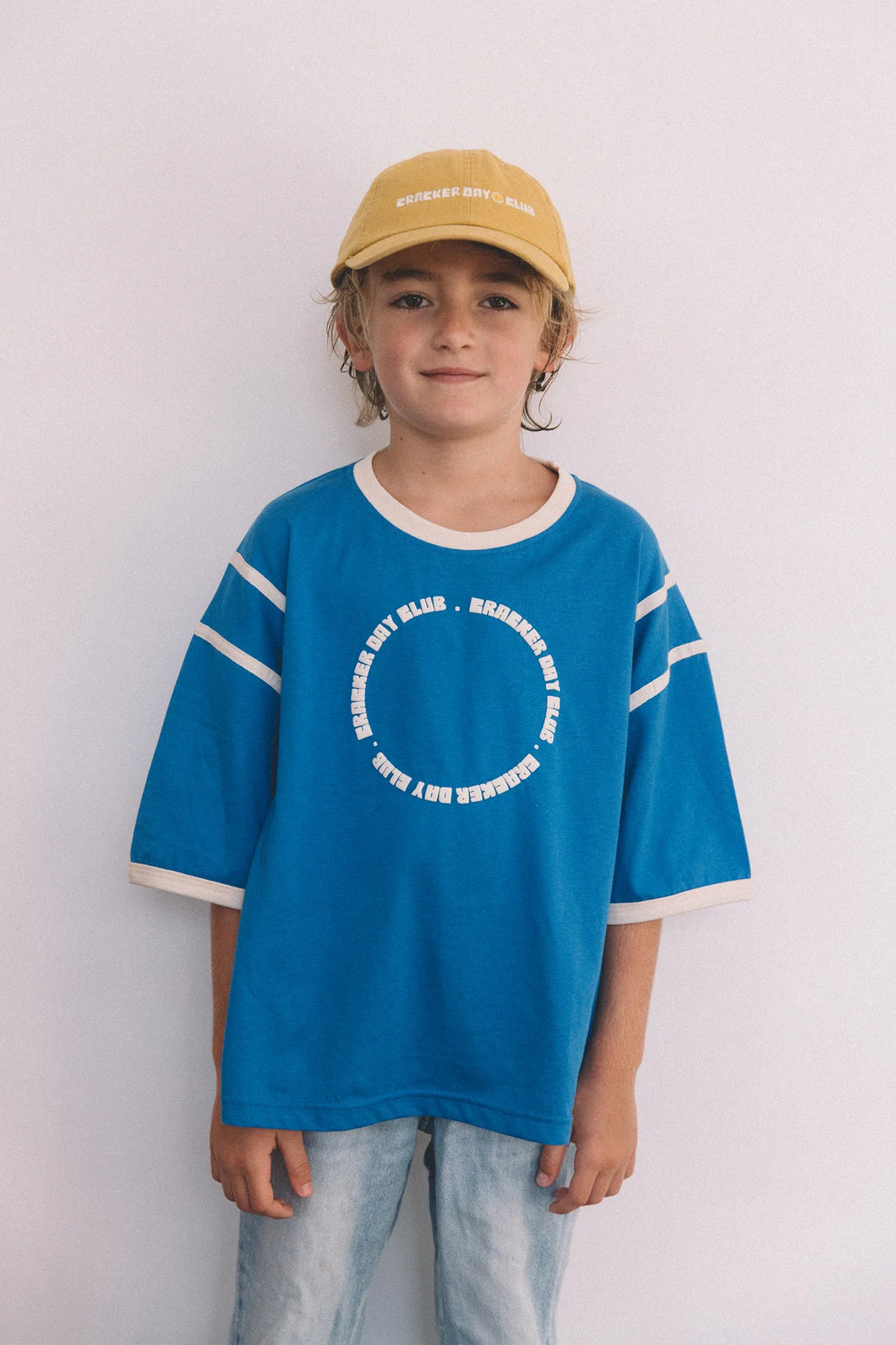 Cracker Day Club - KIDS RACER CLUB TEE SHIRT - BLUE