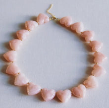 Load image into Gallery viewer, Heart Bead Necklace - Light Pink *PRE ORDER*
