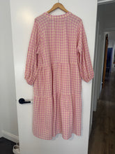 Load image into Gallery viewer, Maxi Avalon Smock Dress | Pink/Yellow Gingham
