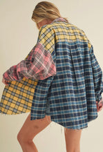 Load image into Gallery viewer, Multi Plaid Flannel Shirt
