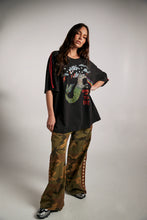 Load image into Gallery viewer, SABBI THE VERY OVERSIZED ZEBRA DREAMS TEE - BLACK
