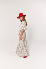 Load image into Gallery viewer, La Bohème Girls Camilla Maxi Dress Oat Polka
