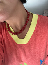 Load image into Gallery viewer, Small Heart Bead Necklace - RED
