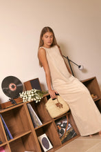 Load image into Gallery viewer, NIM LEATHER TRIM RAFFIA BB
