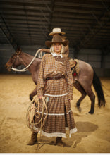 Load image into Gallery viewer, FAR MER By Whitney HOMESTEAD CHECK TIERED SKIRT

