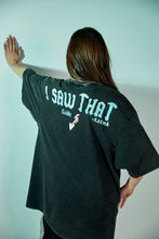 Load image into Gallery viewer, SABBI KARMA QUEEN TEE - BLACK ACID WASH
