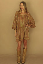 Load image into Gallery viewer, DELILAH MINI DRESS - WALNUT

