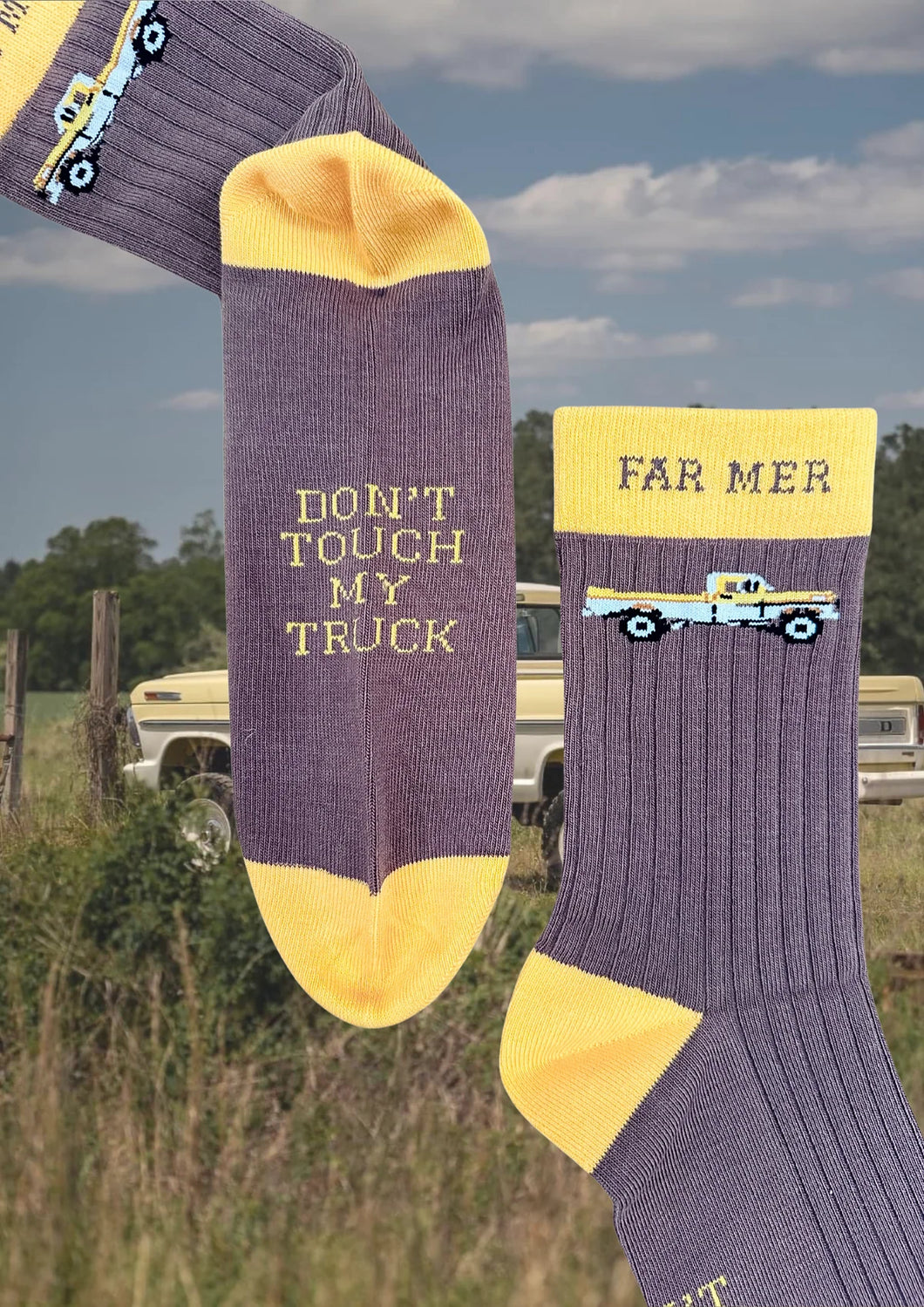 Far Mer. By Whitney TRUCK SOCKS