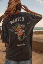 Load image into Gallery viewer, SABBI THE VERY OVERSIZED FLYING MERMAID TEE - BLACK
