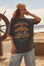 Load image into Gallery viewer, SABBI THE VERY OVERSIZED FLYING MERMAID TEE - BLACK
