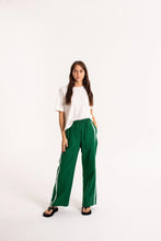 Load image into Gallery viewer, Linen Racer Pant - Green
