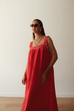 Load image into Gallery viewer, JUNO SLIP DRESS - RED
