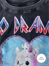 Load image into Gallery viewer, SABBI NO DRAMA LLAMA TEE - BLACK ACID WASH
