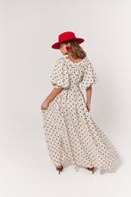 Load image into Gallery viewer, La Bohème Girls Camilla Maxi Dress Oat Polka
