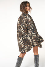 Load image into Gallery viewer, La Bohème Girls Clyde Shirt Leopard Denim
