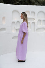 Load image into Gallery viewer, The Margaux Dress | Gingham Lavender
