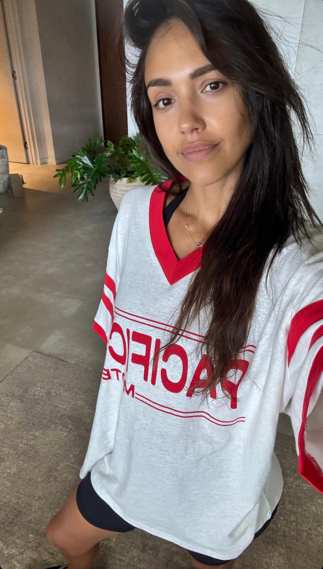 By Billie VINTAGE HEMP/COTTON TEE - PACIFICO PRINT