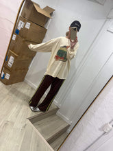 Load image into Gallery viewer, La Bohème Girls Viva Terry Pant Choc + Lime

