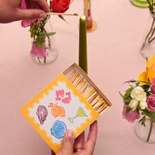Load image into Gallery viewer, Yellow Postcard Matches
