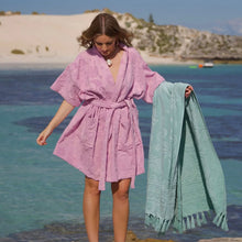 Load image into Gallery viewer, Solstice Lilac Towelling Robe
