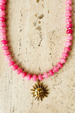 Load image into Gallery viewer, SUNNY PINK GEM NECKLACE
